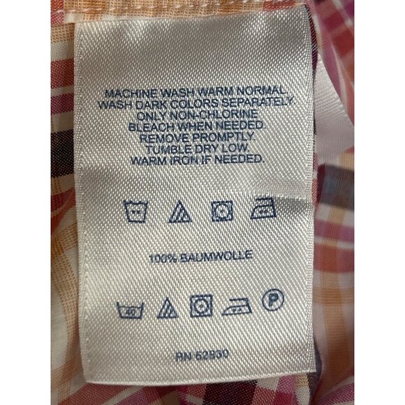 Lands’ End Women’s Plus 18W Plaid Long Sleeve Button Up Shirt - Picture 11 of 11